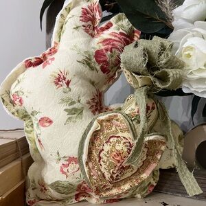 Handmade fabric bunny